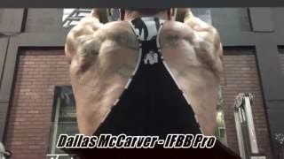 Dallas McCarver Trains Back 3 5 Weeks Out   Mr  Olympia 2016