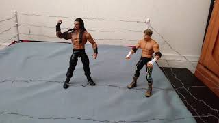 Eddie Guerrero Belly Slide onto Roman Reigns (Stop Motion)