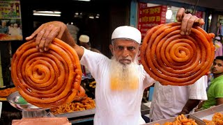 Monster Sahi Jalebi | Shahi Jilapi at Chawkbazar | Iftar Market Dhaka | 1 KG Biggest Jilapi at Dhaka