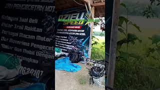 proses pengecetan rangka mp modif crf bos.ku