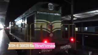 Tiruchirappalli Jn - Rare Unique Actions Bio-Diesel WDS 6 & Triple WDP-3A Light Locos Spotting