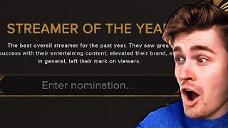 Ludwig Nominates for The Streamer Awards Part 2