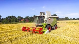 NEW CLAAS TUCANO 420 im Ersteinsatz | JOHN DEERE 6630 | Gerste dreschen 2018