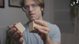 ASMR The Satisfyingly Scratching and Rubbing Sounds of the Wooden Blocks I Preston TalkZZZ