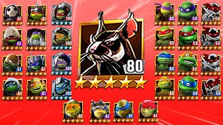 TMNT Legends Splinter VS All Ninja Turtles Teams