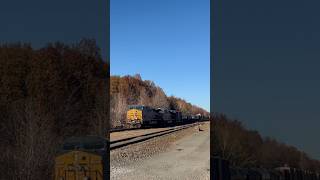 CSX 489 CW44AC leads CSX M403 Rerouting through Port Reading,NJ! w/ a super friendly crew!