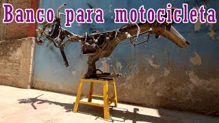 Fabricación de banco para motocicleta