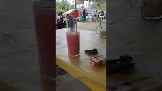 minum es kelapa muda