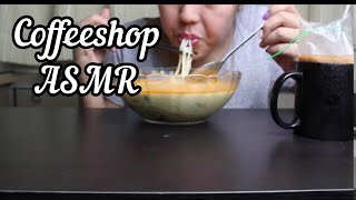 ASMR eating | Coffee shop eats in Singapore | MUKBANG | Laksa | Eating sound | 먹방 | No Talking