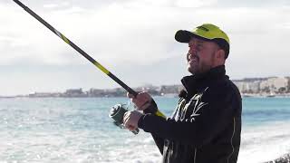 PESCA A SURFCASTING INVERNALE in Costa Azzurra con CANNE Tubertini | TRUCCHI CONSIGLI PER PESCA MARE