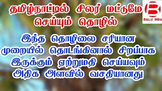 தமிழ்நாட்டில் சிலர் மட்டுமே செய்யும் தொழில்/ Business ideas in tamil/ New business ideas/ Balu INBA