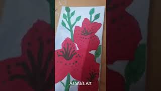 Tiny Floral Watercolor Painting.Video #191