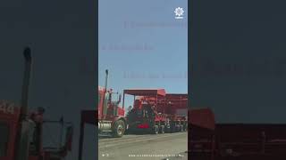 Intenso tráfico en la carretera Mex-Qro por traslado de megaestructuras,