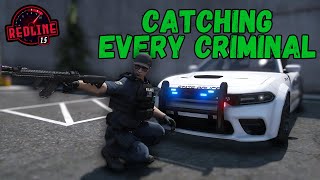 Catching EVERY Criminal in GTA RP - RedlineRP