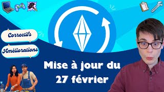 Mise à jour du 27 février 2024 dans Les Sims 4 🔔