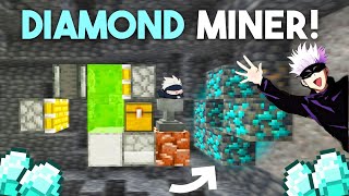 Automatic Diamond Mining Machine in Minecraft 1.20 ❤️‍🔥