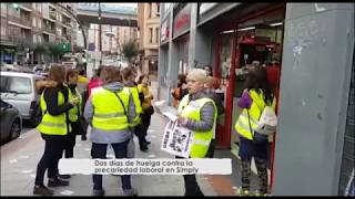 Dos días de HUELGA contra la PRECARIEDAD LABORAL en supermercados SIMPLY.