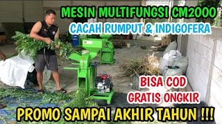 Cantiknya Rumput Otomatis diolah dengan CM2000 #mesinpencacahrumput