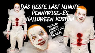 *Pennywise - It* Last Minute DIY Halloween Kostüm - ganzes Tutorial