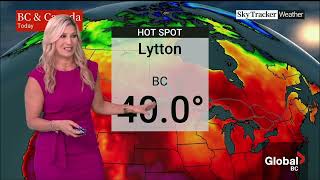 Steph Florian - Global BC - Weather Report - Friday, August 2, 2024. #britishcolumbia