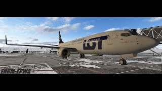 X-PLANE11 | Oslo - Warszawa, B738 PLL LOT (1)