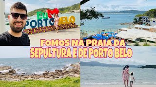 AVENTURAS NO PARAÍSO: praia da Sepultura e de Porto belo - Sc e a Mellany na piscina 😍Gabi de Paula