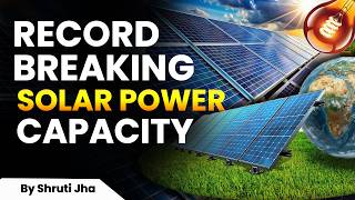 Record Breaking Milestone For Solar Power Generation | Ecoholics