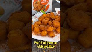 பன்னீர் la semma crispy starter 🤤 | Peri Peri Paneer Bites❤️ | #easyrecipe #recipe #cooking #shorts