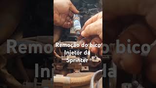 Como remover ou retirar bico injetor da sprinter passo a passo #automobile #sprinter