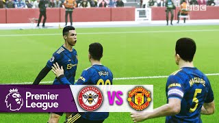 Brentford vs Man United - Premier League 2021/22 | PES 2021 Realism Mod Prediction