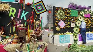 Ofrenda Monumental de #DíaDeMuertos Zócalo CDMX 2022