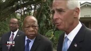 FOX 13: Rep. John Lewis Campaigns for Charlie Crist