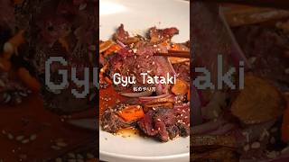 Solo para los amantes de la carne casi cruda. 🥢🥩🇯🇵 #gyutataki #ponzu #filete #recetasfaciles