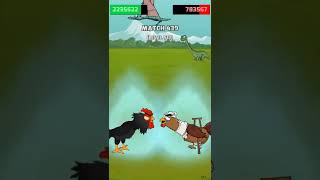 black chicken vs injured chicken LEVEL up