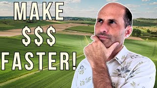 A more profitable way to make money with land than flipping?