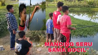 Mancing mania sama bocil2 strike terus seru#mancingmania#bocilmancing#strike_seru