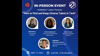 WoMENAIT London - How To Find and Keep Diverse Talent in Tech