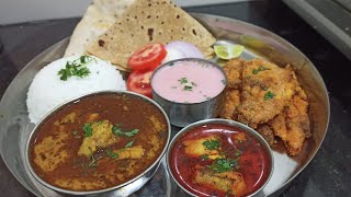 बोंबील थाळी | अस्सल महाराष्ट्रीयन पद्धतीची बोंबील थाळी | Bombil Fish Thali Recipe