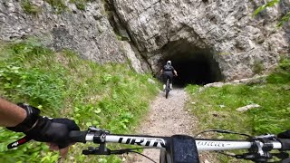 MTB Passo Nota, discesa super, gallerie, pioggia !!! 07.07.2024