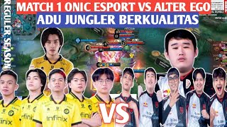 [ FULL MATCH ] ONIC ESPORT VS ALTER EGO MATCH 1 | MPL ID S13 - WEE 2 DAY 3