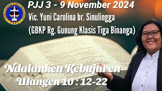 Bahan PJJ 3-9 November 2024 | Ndalanken Kebujuren | Vic. Yuni Carolina Br Sinulingga