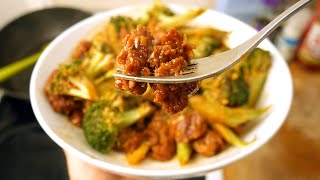 Beef with Broccoli (Made Vegan)