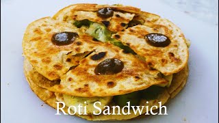 Roti Sandwich Recipe | Leftover Roti sandwich Recipe | बची हुई रोटी से बनाएं स्वादिष्ट सैंडविच