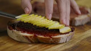 Camembert Toastie with Pear Jam