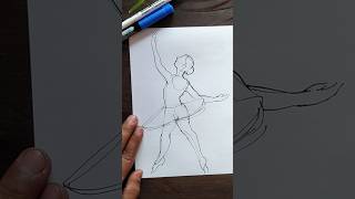 how to draw a ballerina #sketch #artstyle #arttechnique #drawing #dance @artbreeze