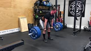 2/9/18 Deadlift 325x4@8 ws 2/3