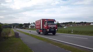 SW 2000 Feuerwehr Bad Hersfeld auf Einsatzfahrt