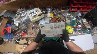 Quick Rip⚡ Vintage Mosler Safe Co. Amplifier Model 11 | eWaste Breakdown