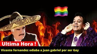 🔴 ÚLTIMA HORA!! Revelan Porque VICENTE FERNANDEZ Odiaba a JUAN GABRIEL