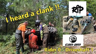 CanAm Breakdown, Polaris POWER, Yamaha Triumph, Honda Victory  -  Outhouse Trail pt.3